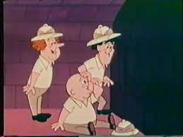 Fcsnva's tweet photo. #SaturdayMorningCartoons today: Daffy scams Foghorn and Barnyard, bad idea; The animated Stooges break into a tomb; The Arachnoid is a Spidey wannabe gone wrong; Jonny becomes King Kong sized. #TheHighandtheFlighty #TheNew3Stooges #SpiderManandhisAmazingFriends #JonnyTest https://t.co/RJxynv8g57