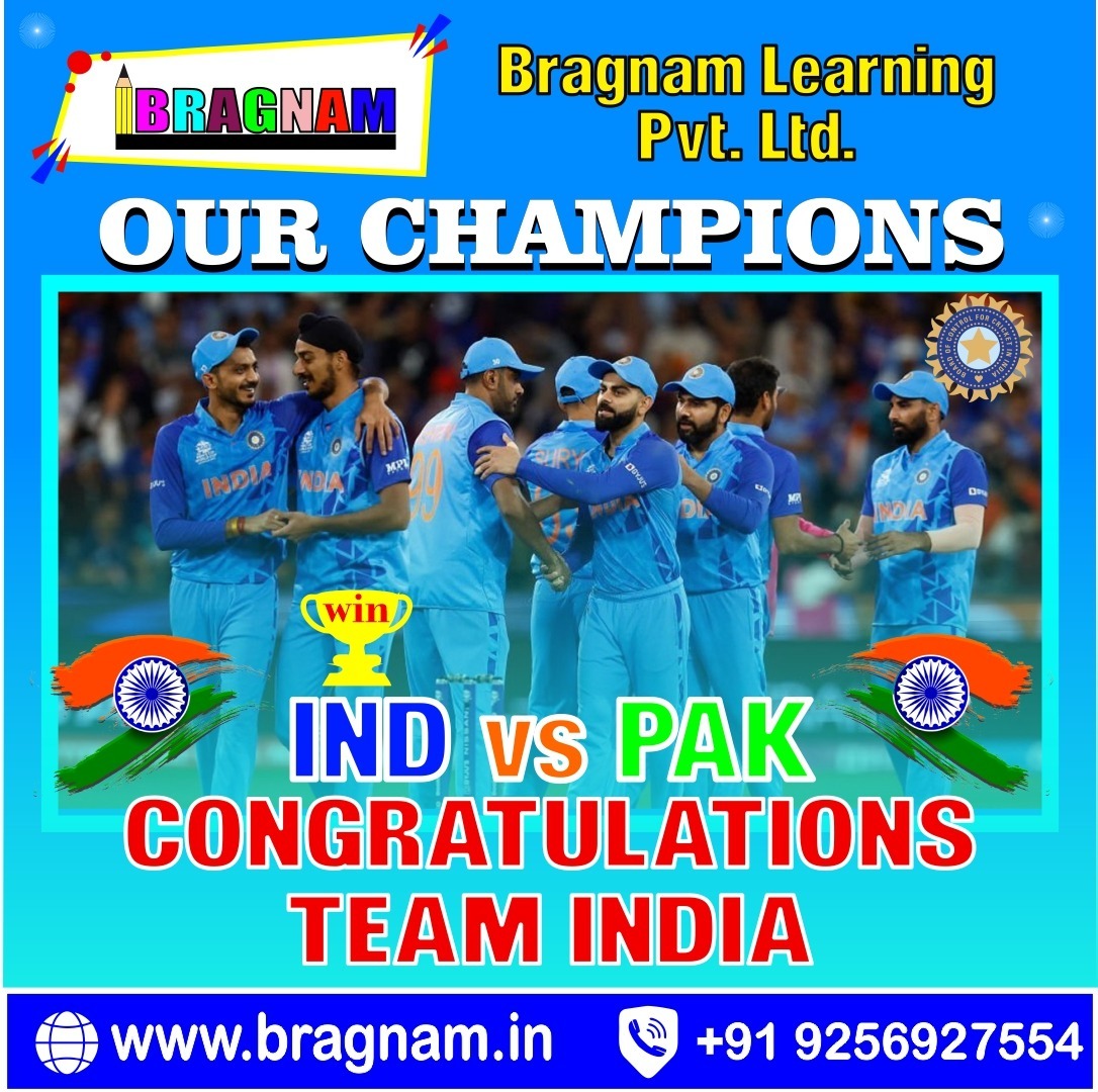 ankit_bragnam's tweet photo. "Congratulations to the Indian cricket team on their victory over Pakistan in the ICC World Cup 2023. A fantastic performance by our boys! 🏏Let's continue to cheer for Team India in the upcoming matches. 
#bragnam #cricketworldcup2023 #IndvsPak #india #ICCWC2023 #TeamIndia https://t.co/gHZMP1WEej