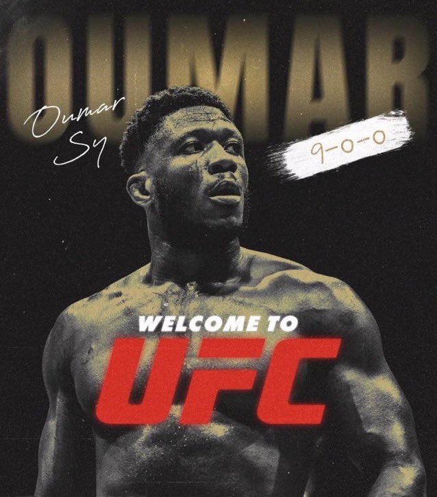 AlerteInfoSport's tweet photo. 🥊🚨 ALERTE INFO 🚨🥊
🚨 OUMAR SY SIGNE ENFIN À L’UFC ! 🚨🤯
💥 Le combattant français de 27 ans invaincus annonce sa signature dans le roster des -93 kilos de l’UGC !
ABONNE TOI pour ne rien rater de l'actu ⚽️FOOT 🏀BASKET 🥊MMA !
#UFC5 #UFC #OumarSy https://t.co/RmhI6Ui10m