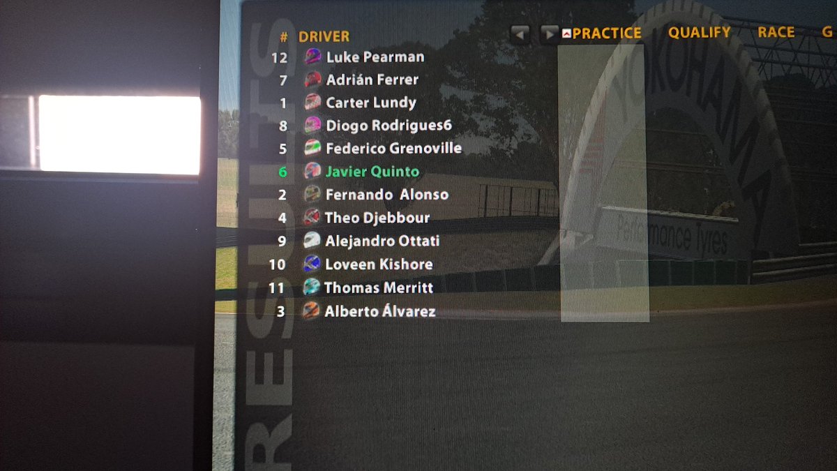 Lo de que me haya encontrado con mi santísimo padre en iRacing que es