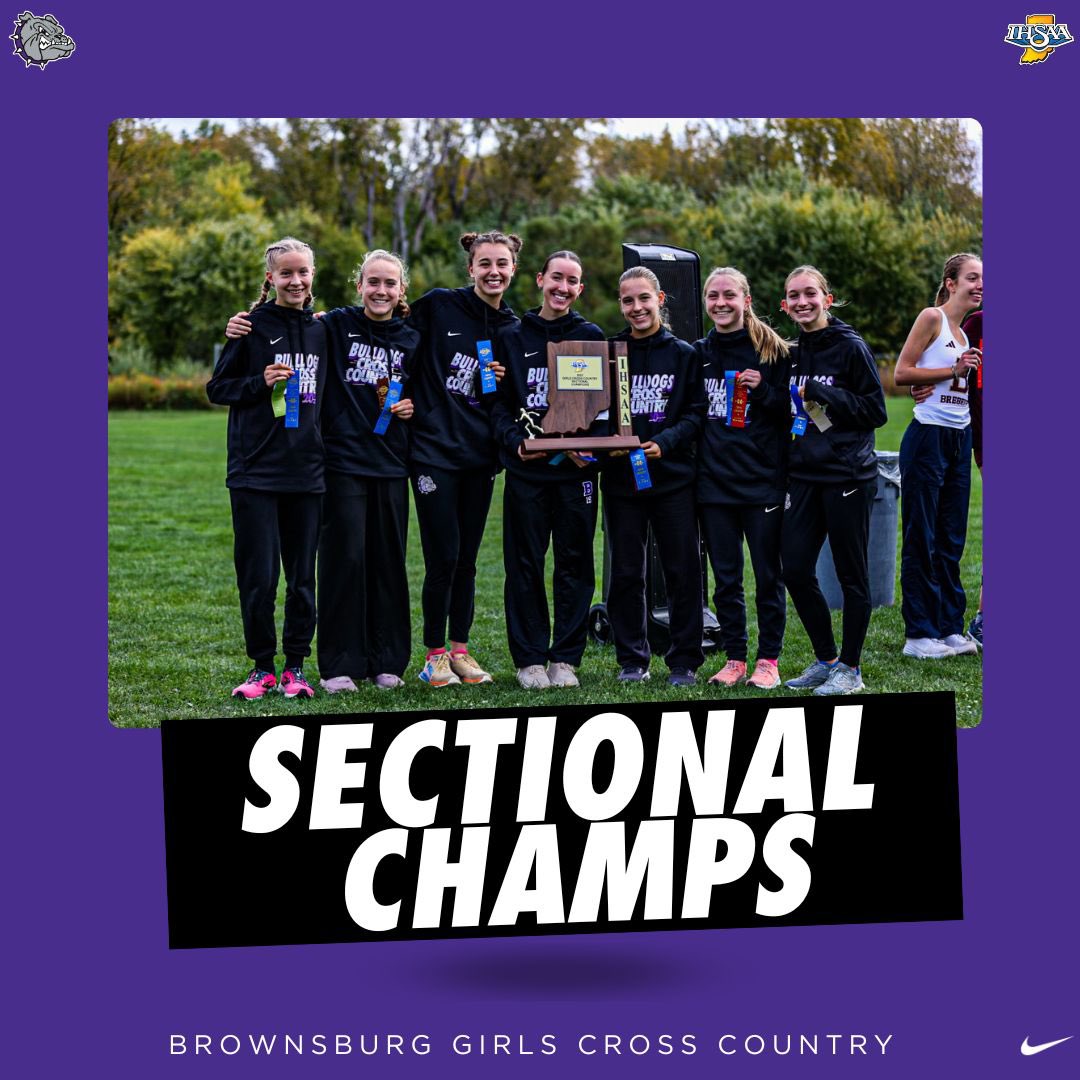 bhsdogs's tweet image. Scoring 40 points at the @IHSAA1 Sectional 15 Meet your @BHSDogsGirlsXC are your sectional champions! Good job girls !!!

#Bulldogfamily