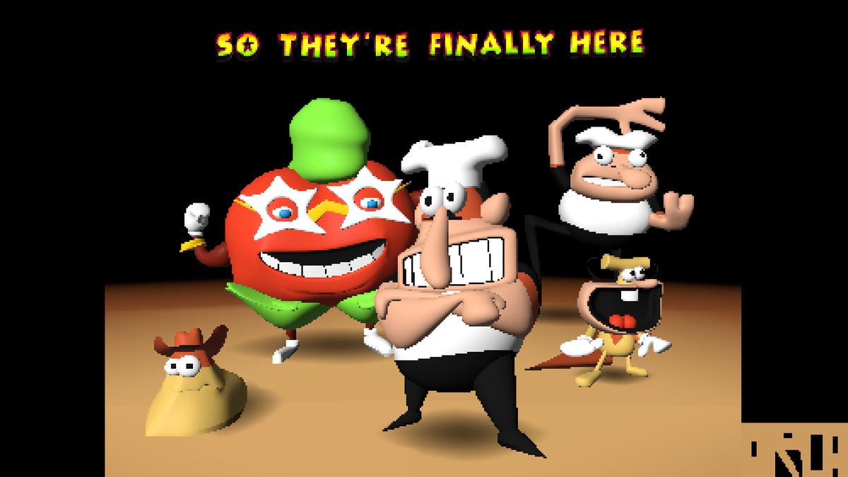 Pizza tower if it actually had multiplayer! (It would be a dlc