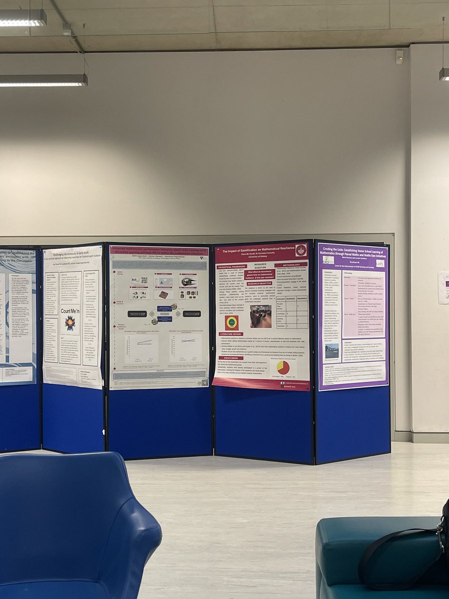 mckevitt_ciara's tweet photo. Great way to start #MathsWeek presenting my research to date on Maths Resilience and gamification 👩‍🏫 @MEIConfIreland @MEIMaths @OLSSBlayney @corneliathinks https://t.co/wRphcXG9ht