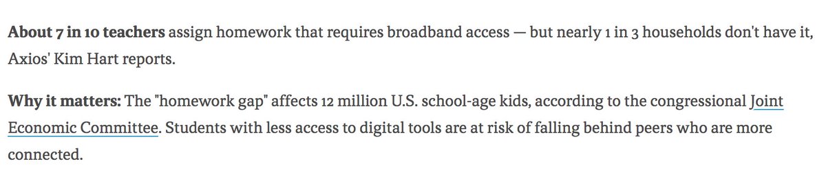 Educators often don't consider how types of internet home access can affect a student's ability to complete work. Cell phone only access is often not sufficient. #tech #learning #education #digitaldivide #homeworkgap