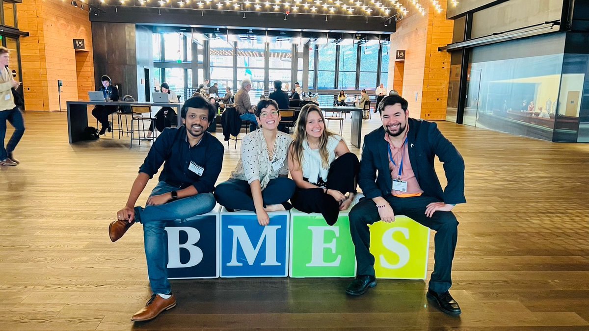 BMEGS_SA's tweet photo. Dr. Hood and his team present at the @BMESociety great job! @MDI_Lab https://t.co/TqXEhBrFDZ