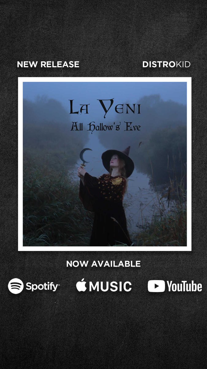 My album is finally out on all streaming services! 😱🧡✨🎶🎃👻 Go to your favourite platform, and have a listen! 🎶 #Halloween #halloweenmusic #allhallowseve #witches #NewMusicRelease