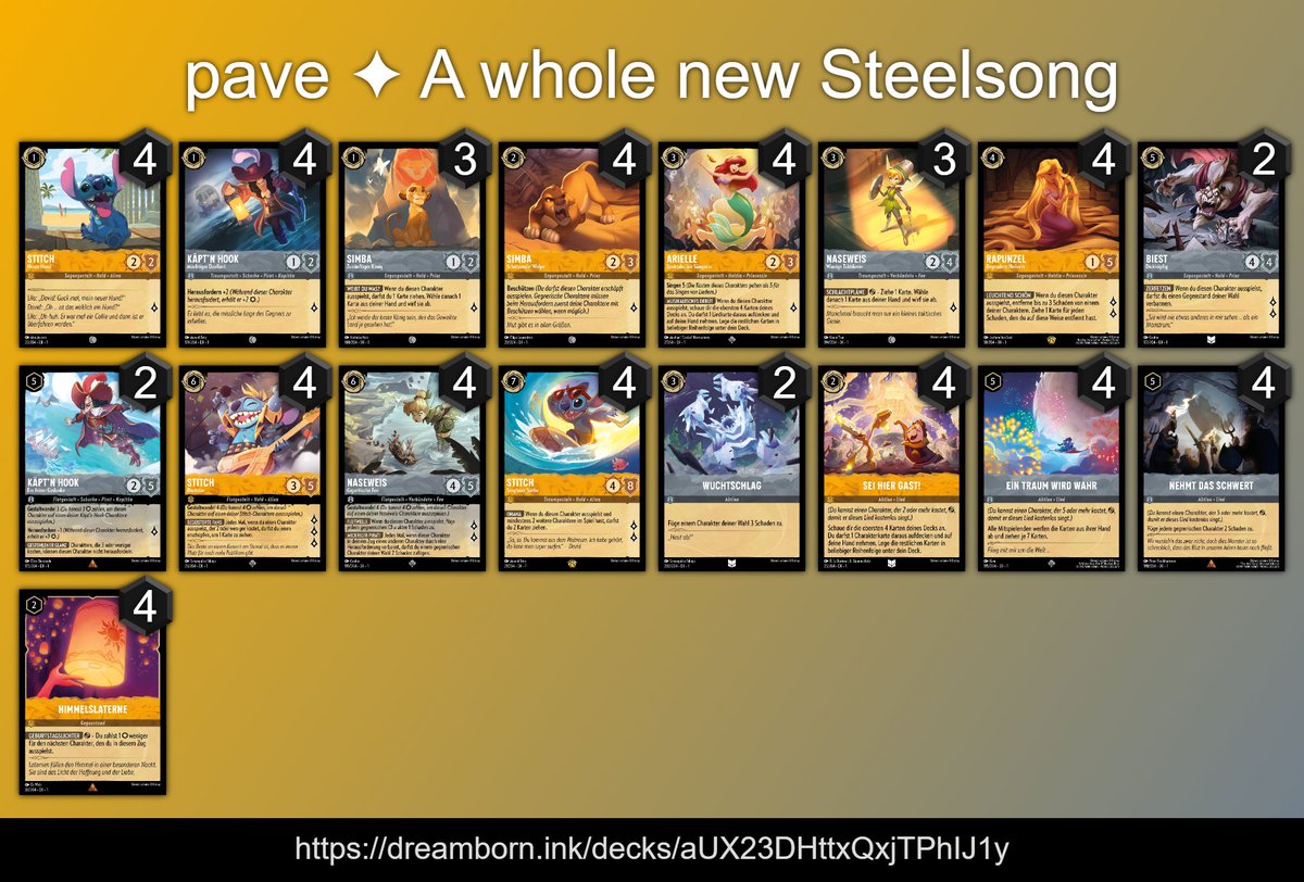 Won my first locals (26 participants) using this flexible Amber Steel list. Wasnt a fan of this deck at first but its nuts.
Thanks to <a href="/qUaBaTcHiE/">Sascha "qUaBaTcHiE" Schwarz</a> for all the insights and discussions we had in the last weeks!

I went 4 wins and 1 draw cause we only had 45 mins per round.