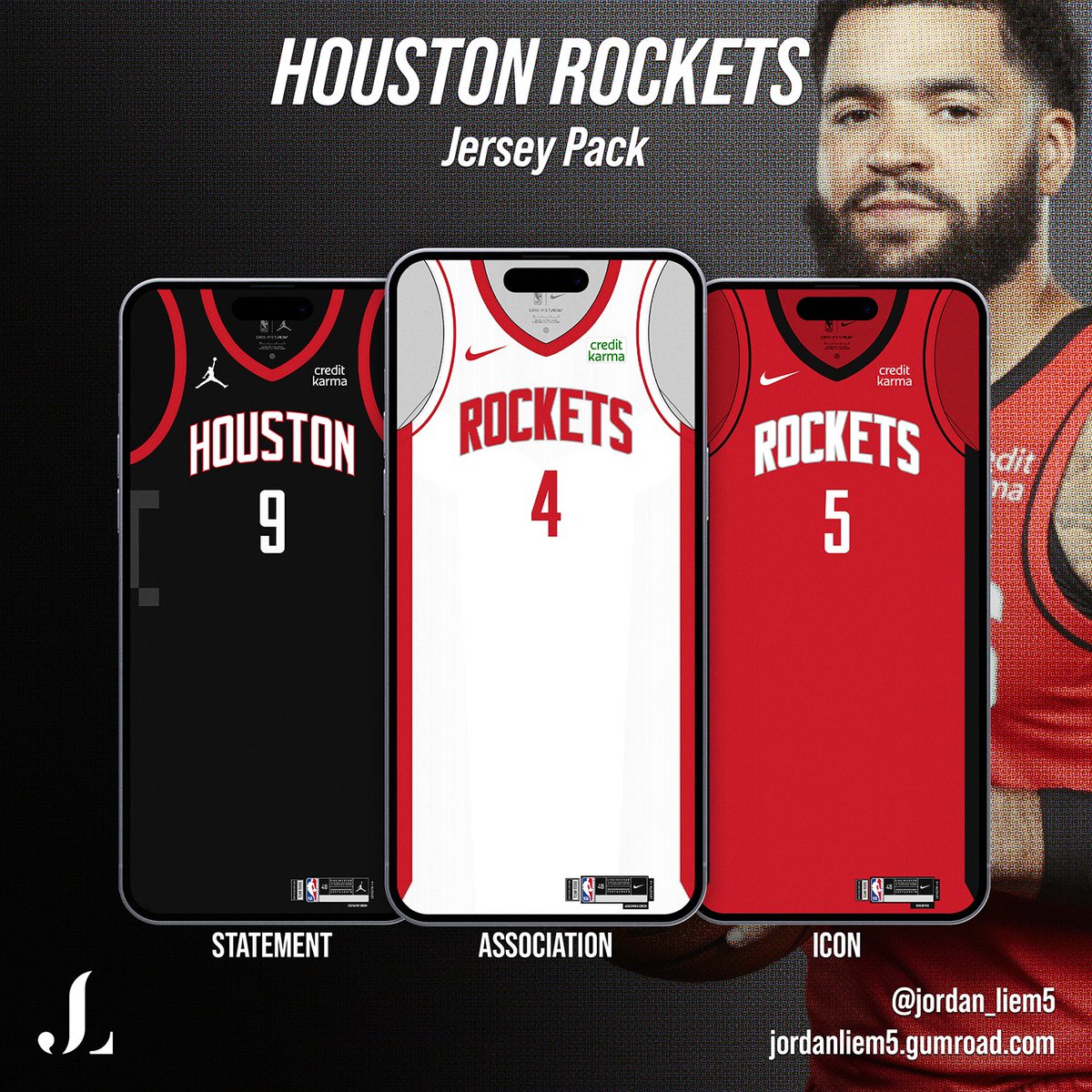 Houston Rockets Jerseys, Rockets Jersey, Houston Rockets Uniforms