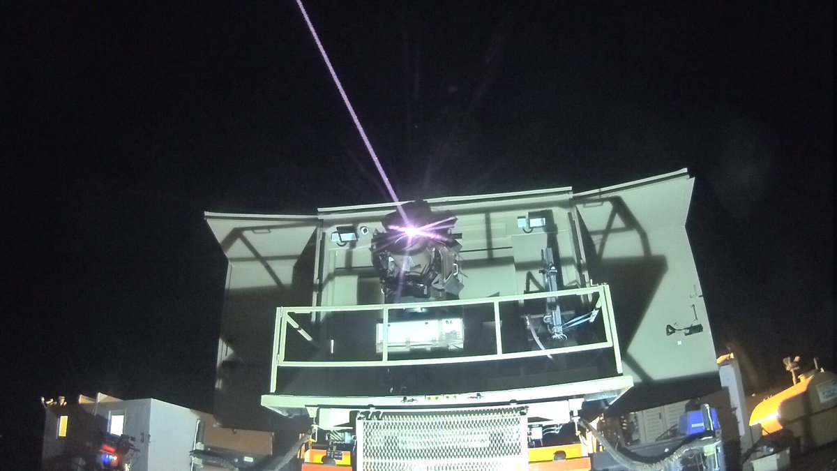sentdefender's tweet image. The Israeli Defense Force is preparing to Deploy the “Iron Beam” Laser Point-Defense System to Active Combat Service for the 1st Time in order to Reinforce the Air Defense Array across the Country; the System was not originally supposed to enter Service for several more Years.