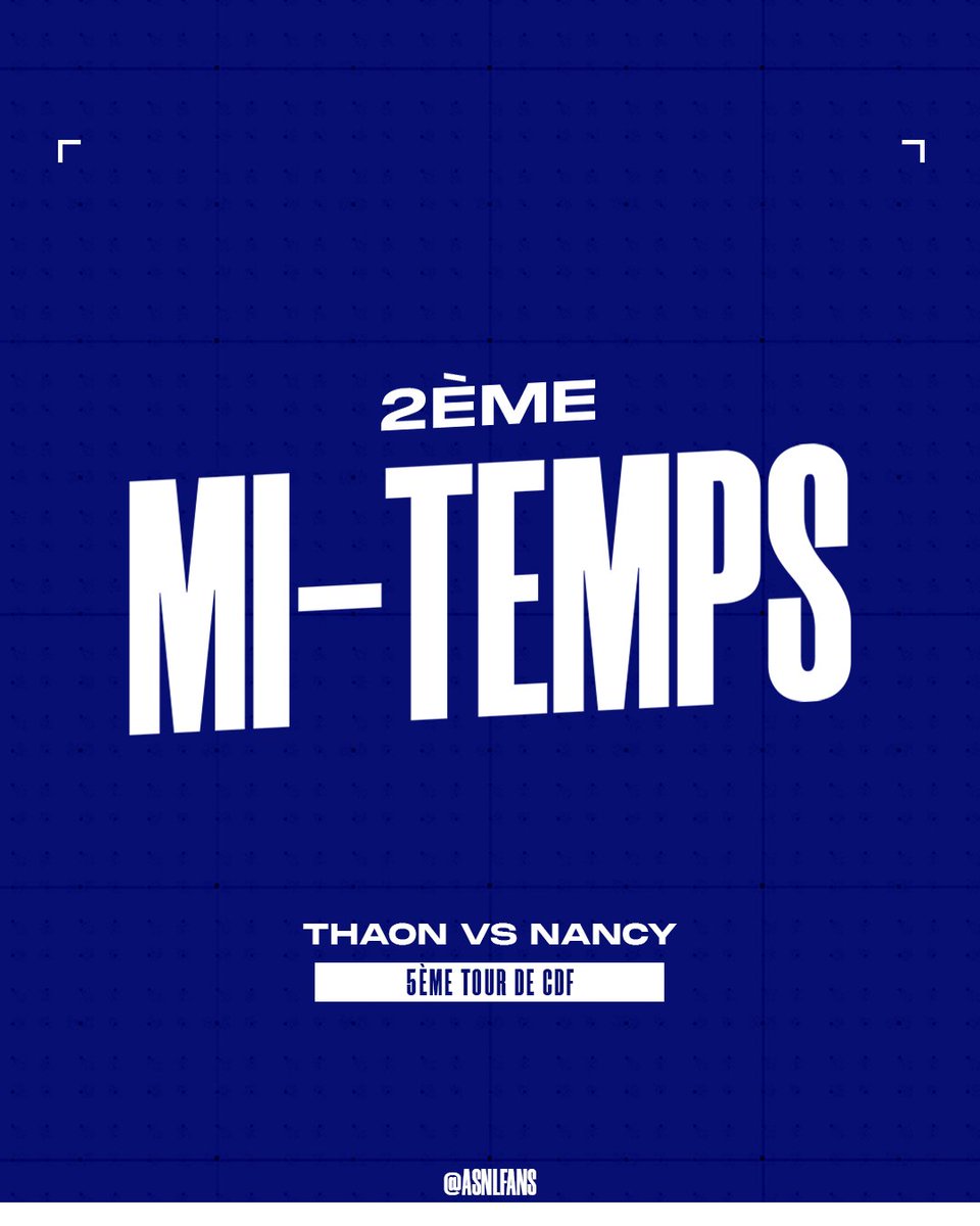 asnlfans's tweet photo. 🏆 #ESTASNL
C'est reparti.
ES Thaon 1⃣-0⃣ AS Nancy Lorraine https://t.co/GUhY16lWBQ