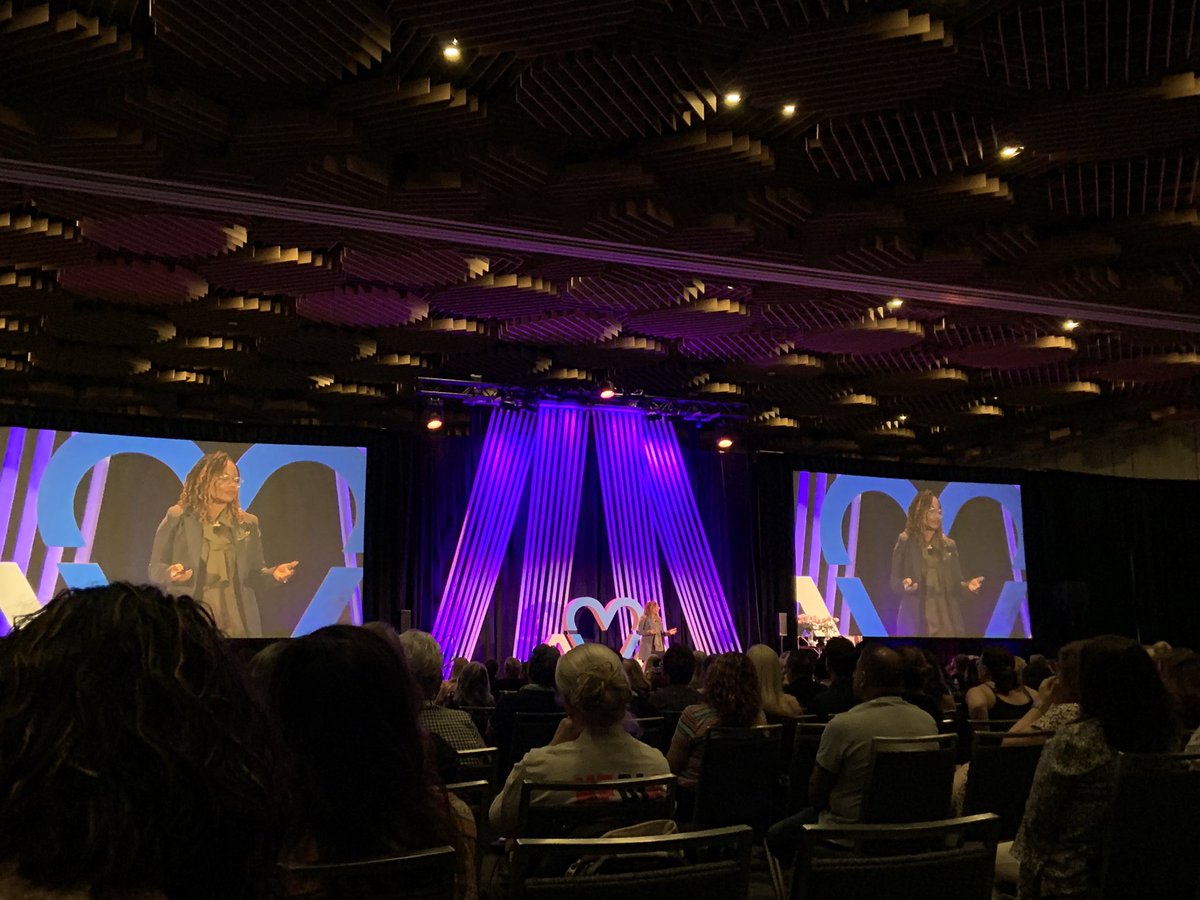 Katie Boston-Leary giving the opening #AVASM23 keynote on the challenges of nursing today and how we individually can own the change by changing our thinking and “making peace with our lions”