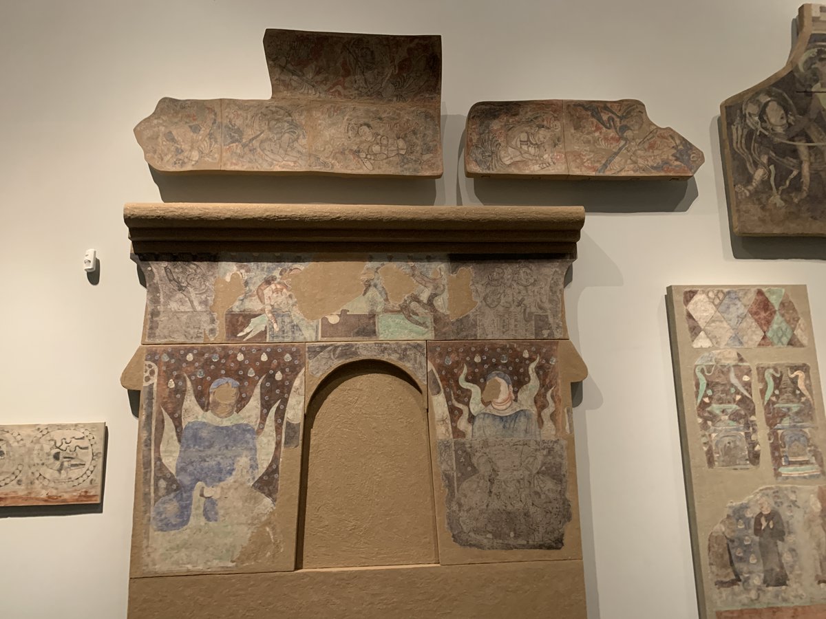 mehmetolmeztr's tweet photo. #Berlin'de #HumboldtForum adıyla yeniden açılan müzeler merkezinde #TURFAN, KIZIL, KUÇA duvar resimlerini bu kez yavaş yavaş gezdim. #Uygur, #Tohar sanatından ilk resimler aşağıda. https://t.co/S7WesfhUfi