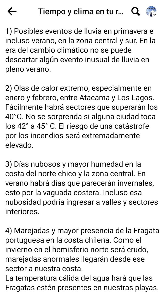 EdoWeatherman's tweet photo. Fenómeno El Niño sigue firme y se fortalecerá. ¿Qué implicaciones traerá para Chile?

Revisa la información, con la respuesta a dicha pregunta, en la imagen. https://t.co/ernuSoVEnq
