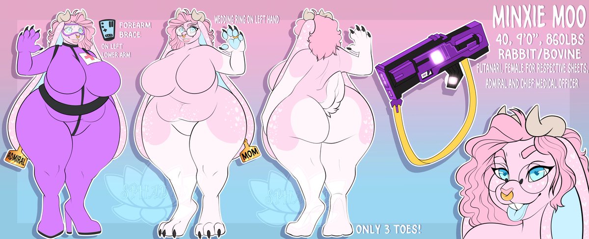 MinxieTheRabbit's tweet photo. 🥕 Minxie Moo
🥕 Dominate / Submissive
🥕 Rabbit / Bovine
🥕 40 Year Old, Female / Intersex
🥕 9 Feet Tall, 860 Pounds
🥕 Admiral of The SS-Moostaria
🥕 Qualified Nurse
🥕 Sci-fi Themes &amp; Bad Endings
🥕 DM Friendly
🥕 Fursona Owner https://t.co/zhKwtfow6f