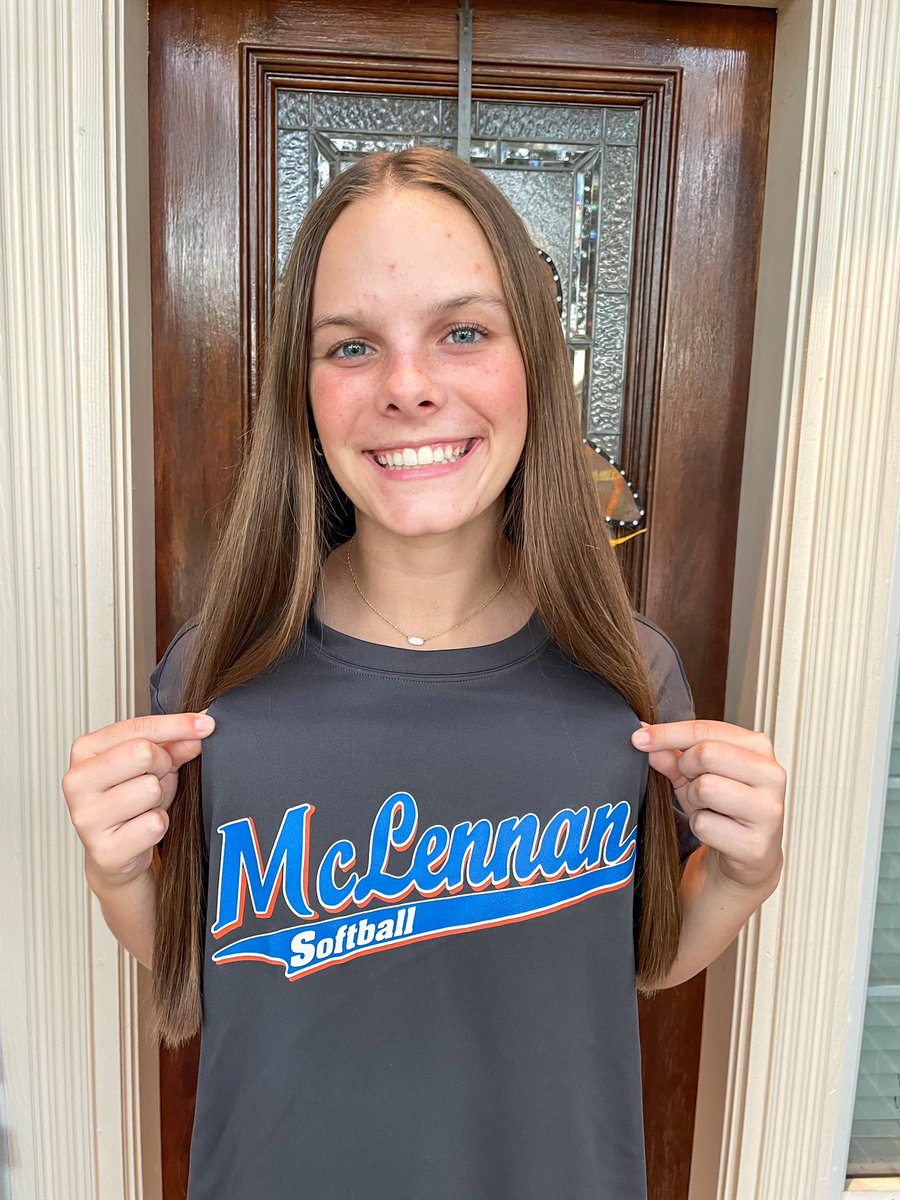 marquart_rylie's tweet photo. I am SO excited to announce that I have decided to further my academic and softball career at McLennan Community College! GO HIGHLANDERS!🧡💙 @McLennan_SB @CoachBerry33 @CoachJ_22 @rheint3 @Bridgeland_SB @SI_Oglesby https://t.co/58PJBLlMcB