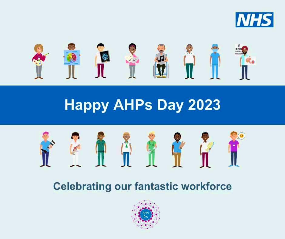 Happy AHPs Day Everyone @uclh and across the NHS #AHPsDay