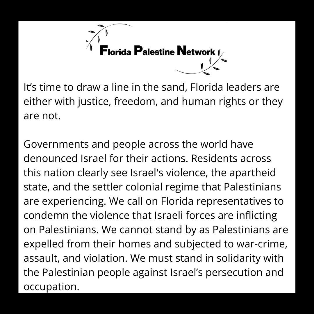 Florida Palestine Network tweet media