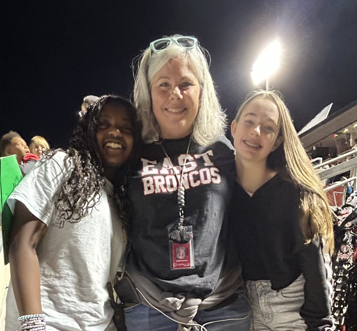 Love being amongst it all, child by birth and children by choice (my school children). ☺️#RelationshipsMatter #CISDMissionPossible #EastBroncos