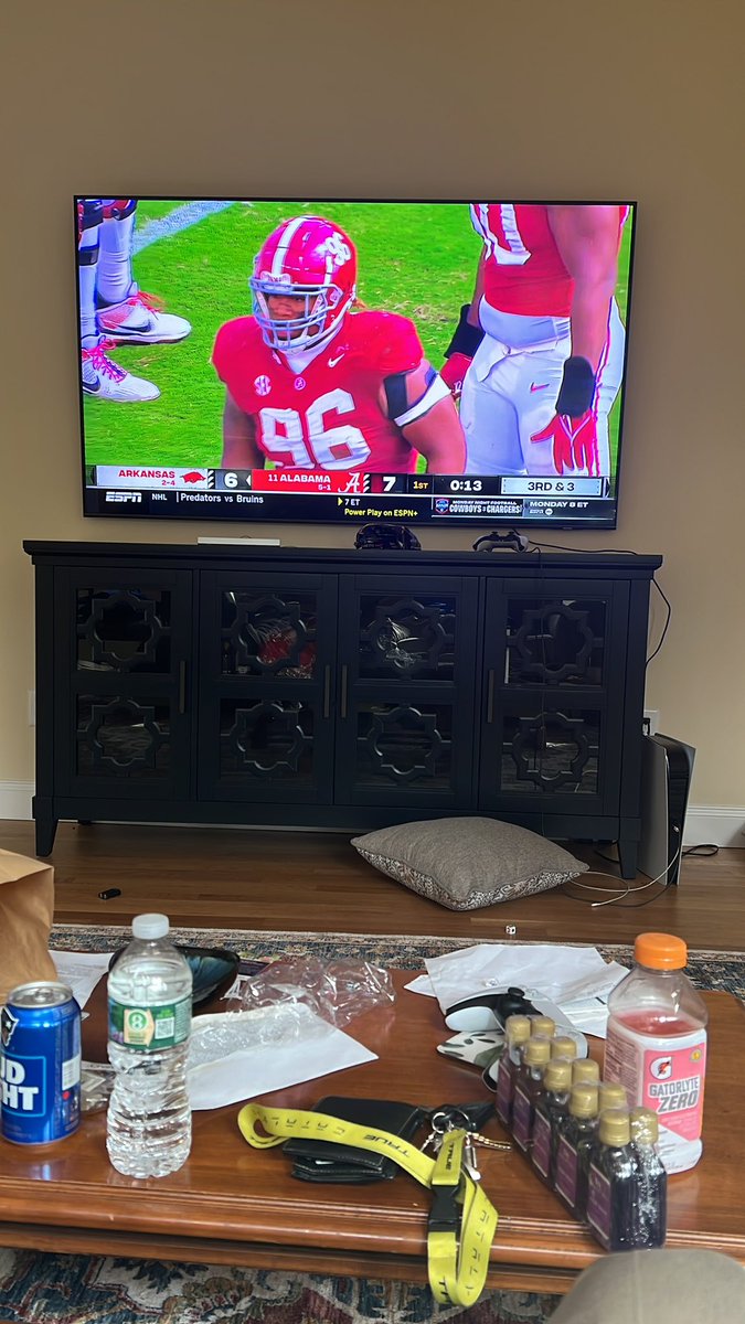 the european mind cannot comprehend taking down a sleeve for the big noon game before a quick 9 at golf