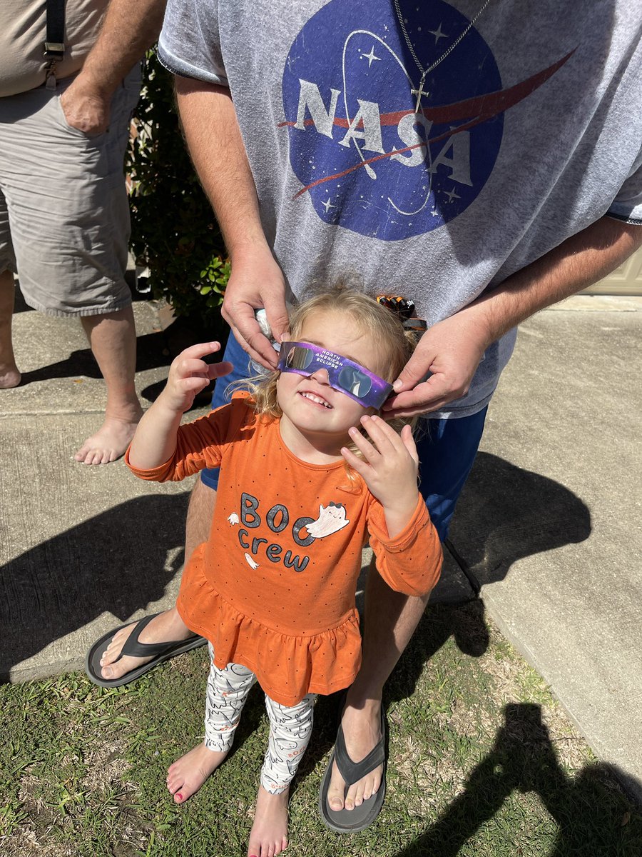 When you’re married to a science teacher…. <a href="/DavidRoweMMJH/">Coach Rowe</a> #solareclipse2023