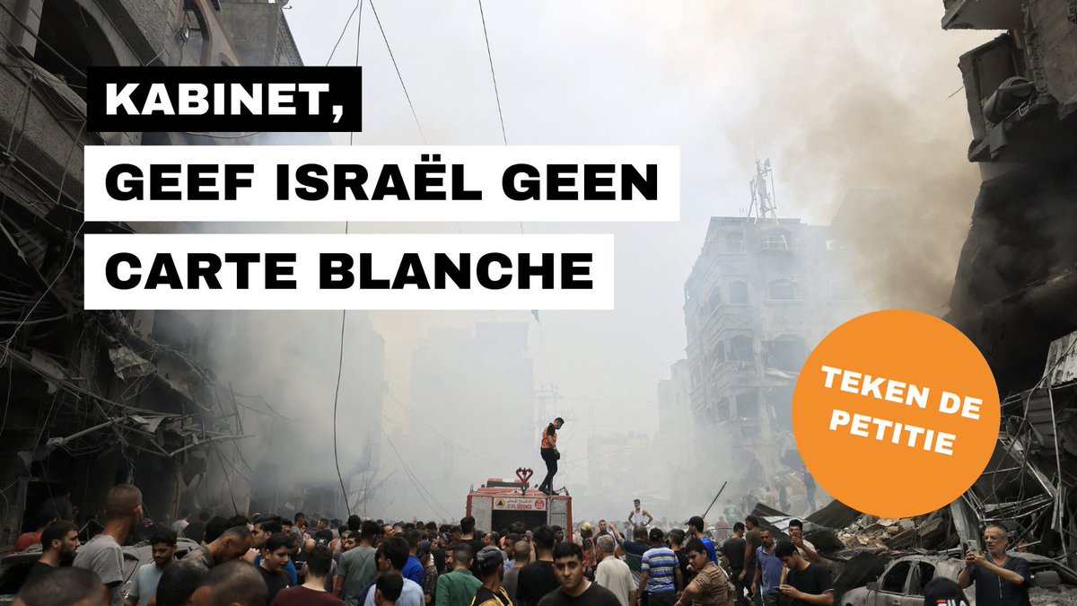 🔴 PETITIE: Teken mee en roep het kabinet op om internationaal humanitair recht te verdedigen. Er moet vol worden ingezet op de-escalatie!   

Voorkom burgerslachtoffers in #Gaza en #Israel.  

Teken hier: paxvoorvrede.nl/acties/geen-ca…