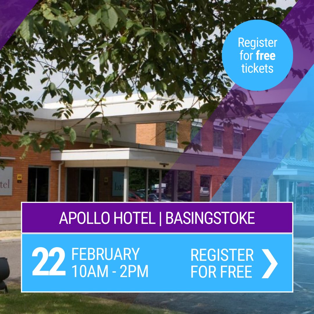 Promote your business face-to-face at the Basingstoke Business Expo on 22nd February at Apollo Hotel b2bexpos.co.uk/event/basingst… 🤝 #Networking #LocalBusiness