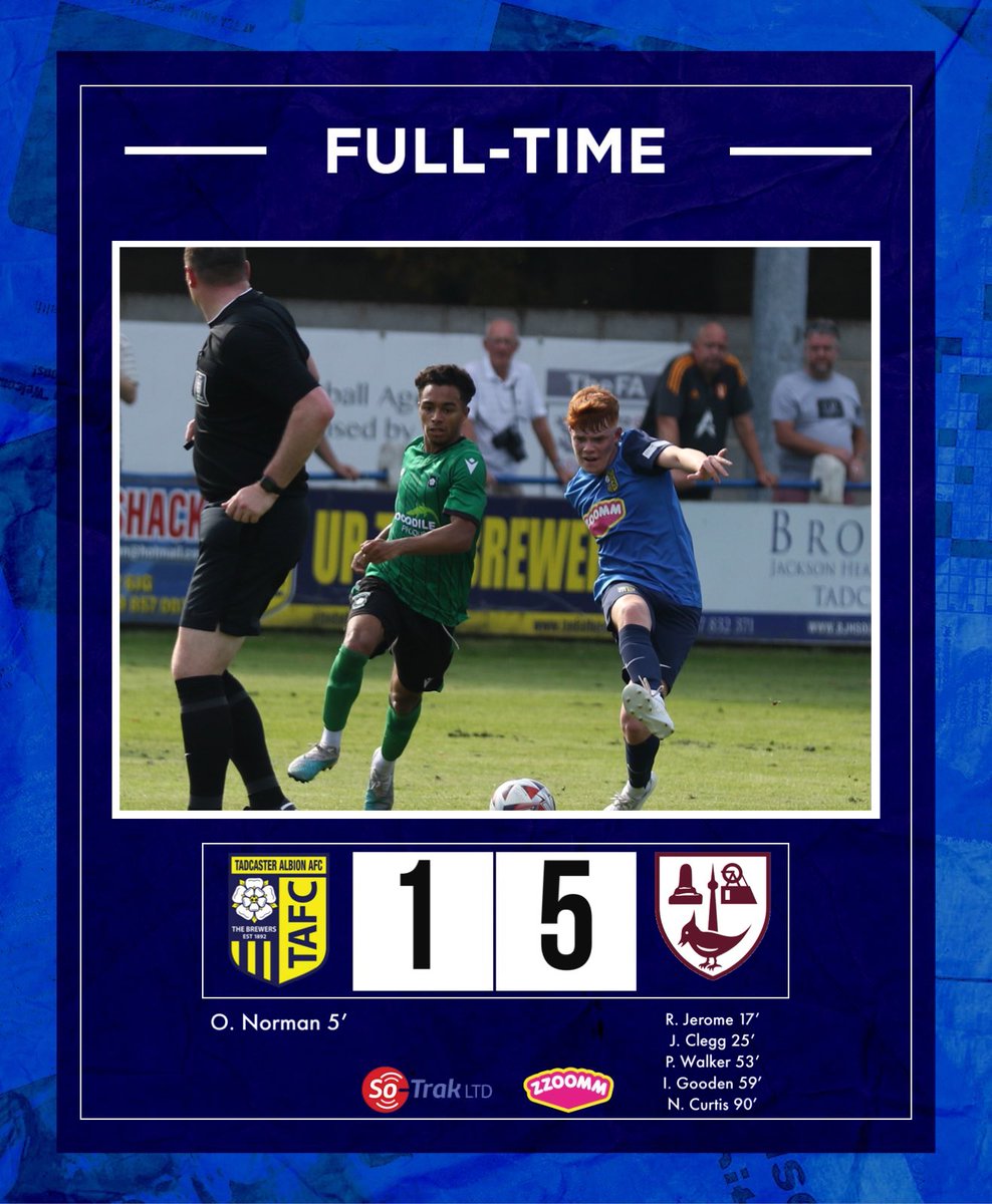 TadcasterAlbion's tweet image. FULL-TIME | Taddy 1-5 Emley

A disappointing afternoon for the Brewers finally comes to an end.

We would like to wish James Walshaw a full and speedy recovery after sustaining a serious injury forcing the game to be stopped for a lengthy stoppage in the second half.

#ATAW 💙