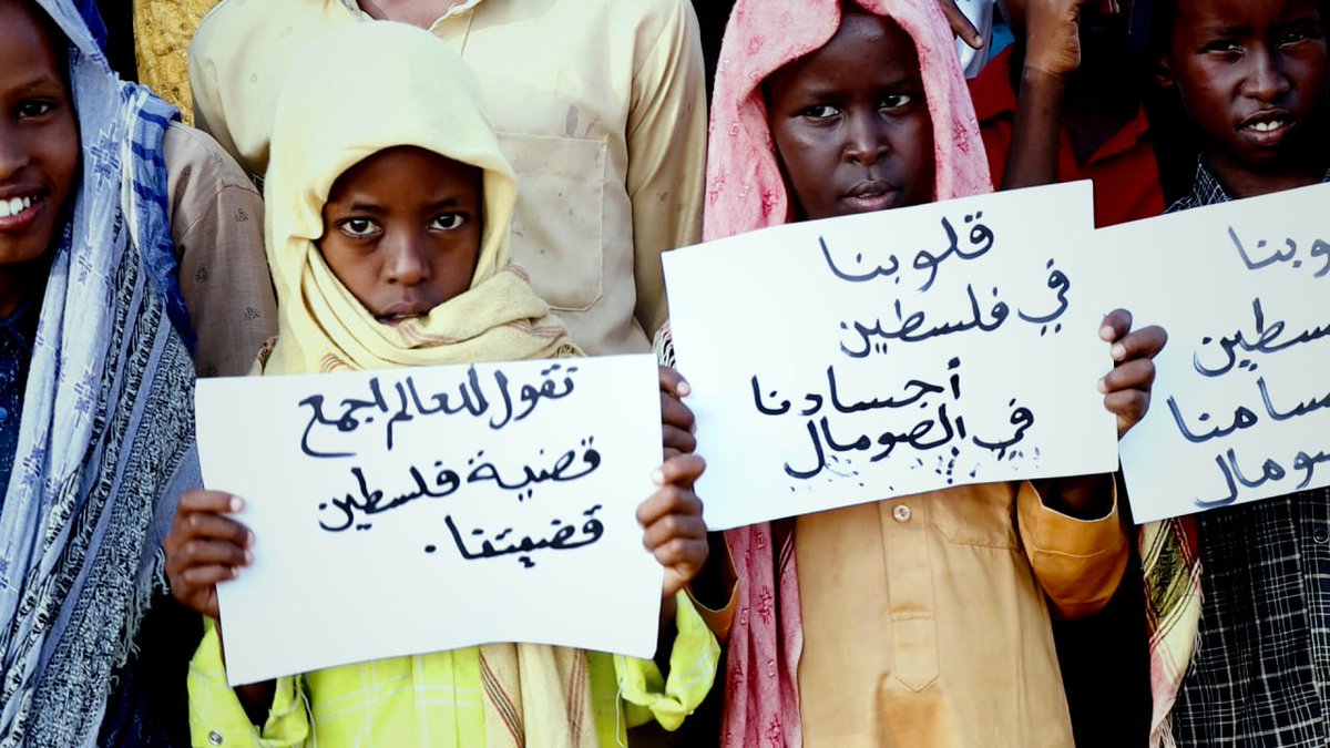 Mogadishu_News's tweet photo. Large number of protesters gathered in #Jilib, #AlShabaab controlled town in Middle Jubba region, to show their support for #Palestine. #Gaza_under_attack https://t.co/FiC0Jl1fiO
