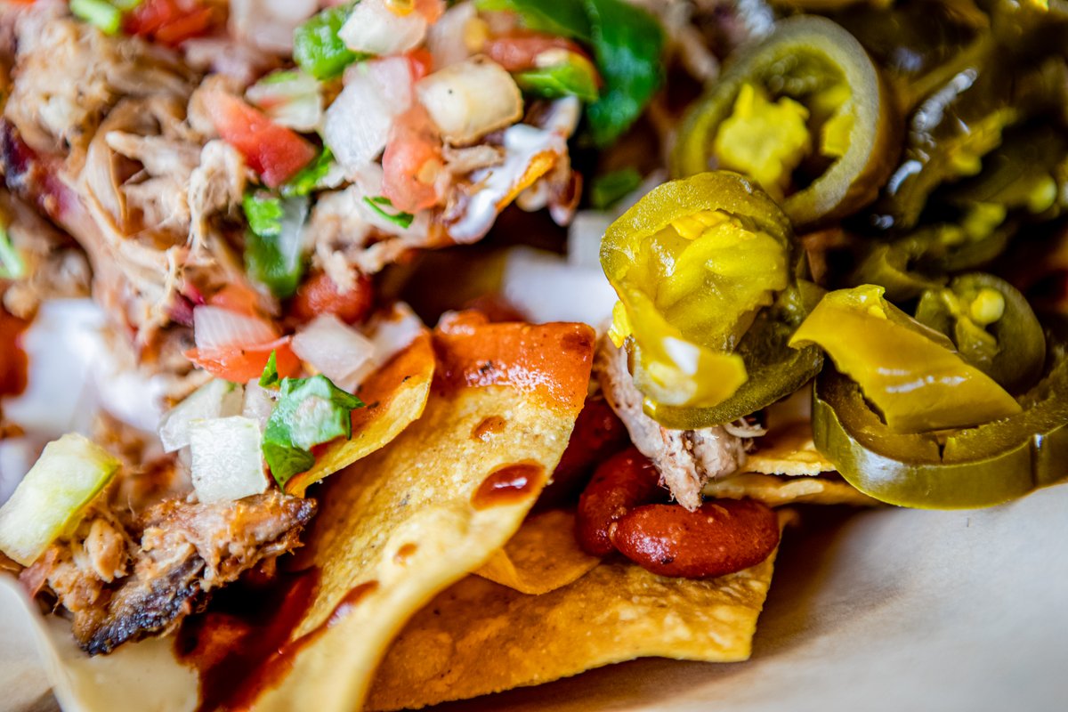 ThePigAndPint's tweet photo. Day 16 of National Pork Month: Pulled Pork BBQ Nachos #thepigandpint #bbq #nachos #bbqnachos #bestofms #wanderms #mississippibbq https://t.co/JfyrQvi63O