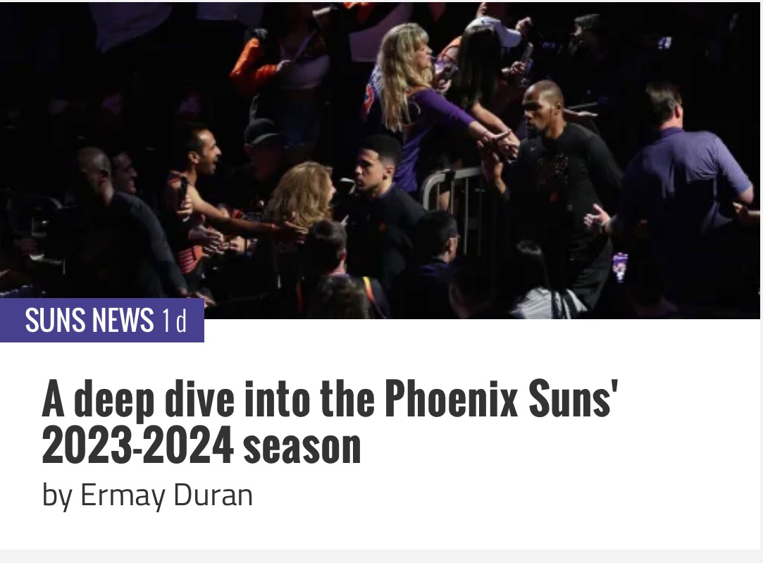 ermayduran's tweet image. Dive into an in-depth analysis of the Phoenix Suns' strengths and weaknesses for the 2023-2024 NBA season. From offensive firepower to defensive woes, this blog provides a balanced look at their title aspirations. Read more:  valleyofthesuns.com/2023/10/13/big…  #PhoenixSuns #NBA #TitleRun