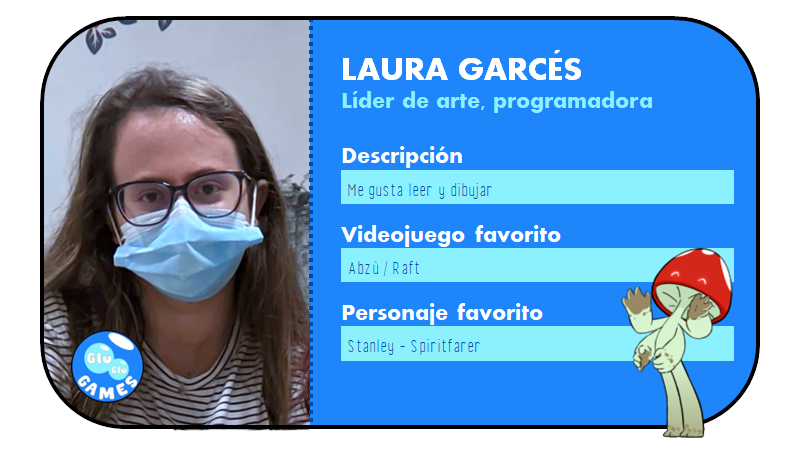 GluGluGames's tweet photo. Laura Garcés es la principal artista del juego, y la encargada del diseño artístico. 🖌️🎨 Contribuye al equipo con sus preciosas ilustraciones y bonitas interfaces.

Instagram: https://t.co/syIREJKFUg
Itchio: https://t.co/v3JoPMMPlu

#gamedev #artist #indiedev #indiegame https://t.co/YaPnP9j24R