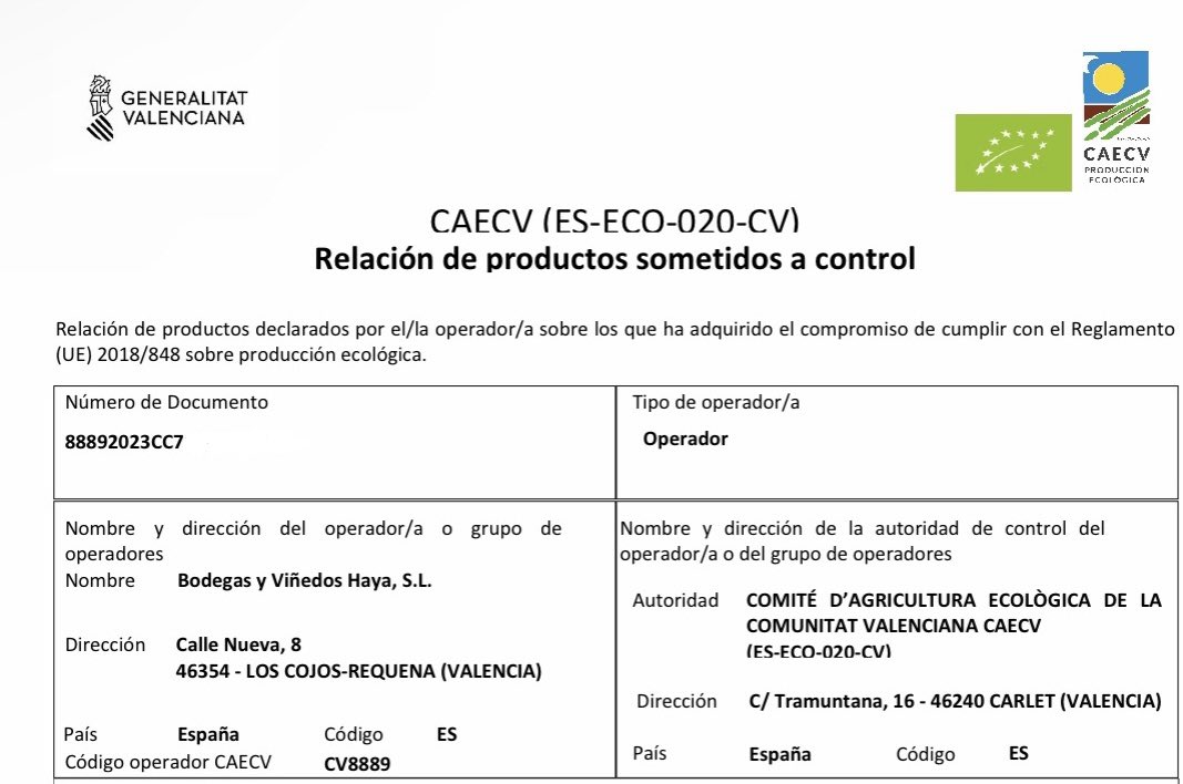 BodegasHaya's tweet photo. 🇪🇸 Desde hace años nuestros viñedos son certificados Ecologicos y utilizamos nuestras propias prácticas biodinámicas aprendidas en la familia. Hoy estamos felices de comunicar que todos nuestros vinos y cava serán certificados como Ecologicos. https://t.co/HkbtvIphdC