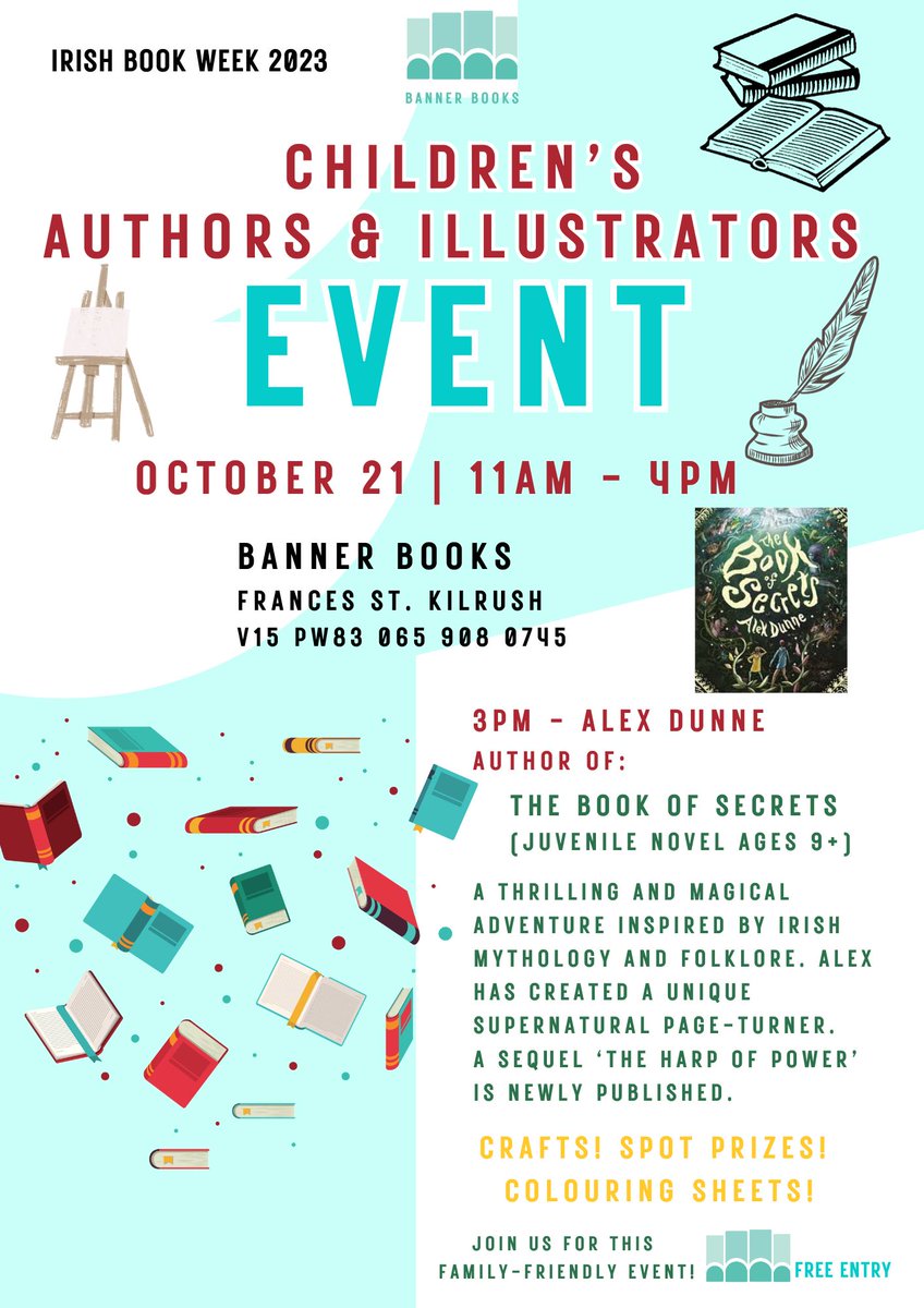 Alex Dunne 🧚♀️🍂 (@alexdunnewrites) on Twitter photo If you're in Clare next weekend and looking for some bookish fun for all the family come along to <a href="/Banner_Books/">Banner Books, Ennistymon & Kilrush</a> Kilrush! We'll have some spooky fun 🎃👻💚 If you're in Clare next weekend and looking for some bookish fun for all the family come along to <a href="/Banner_Books/">Banner Books, Ennistymon & Kilrush</a> Kilrush! We'll have some spooky fun 🎃👻💚