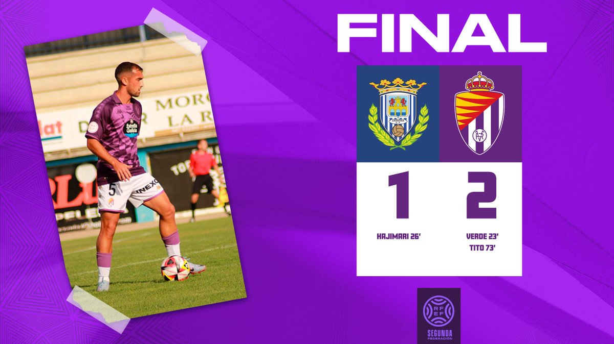 ¡¡¡FINAAAAAAAAAAL!!! 🙌🏻💜 El #RVPromesas se impone en su visita a la <a href="/ArandinaCF/">Arandina C.F.</a>