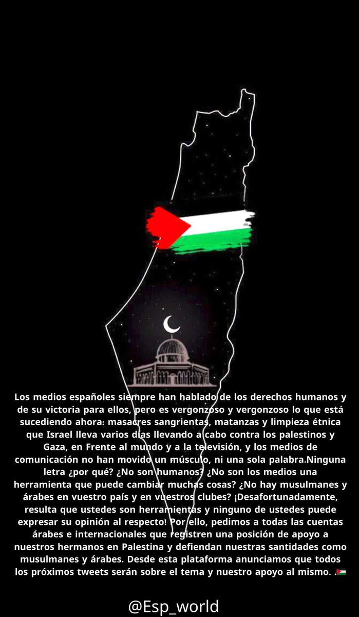 ESP_World's tweet photo. declaración || بيان || statement

@realmadriden @FCBarcelona @Atleti @SevillaFC @valenciacf @VillarrealCF 
@marca @diarioas @mundodeportivo @sport @RealSociedad @RCCelta @RealZaragoza @RealBetis @AthleticClub @RayoVallecano @OndaCero_es @gerardromero @elchiringuitotv 
‼️‼️‼️‼️‼️ https://t.co/nr2H0roOVf