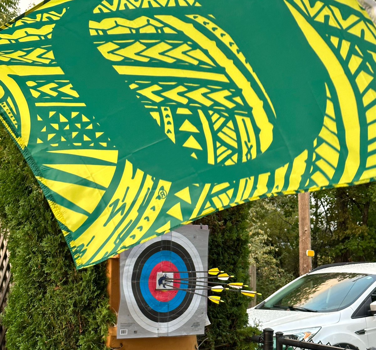 Here’s what I think about the quiver and arrows GO DUCKS!