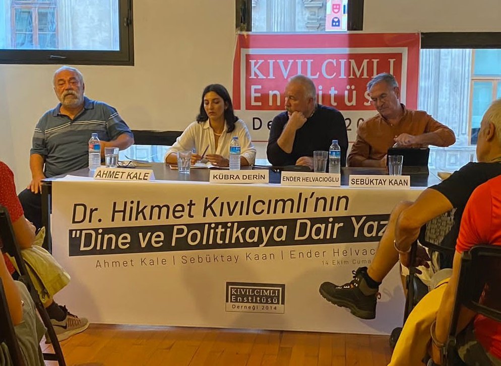 Dr. Hikmet Kıvılcımlı'nın yeni çıkan "Dine ve Politikaya Dair Yazılar"ını 
Ahmet Kale, Ender Helvacıoğlu ve Sebüktay Kaan'ın sunumlarıyla konuştuk.
#HikmetKıvılcımlı'nın eserlerini genç kuşaklarla buluşturma çabamız devam edecek.