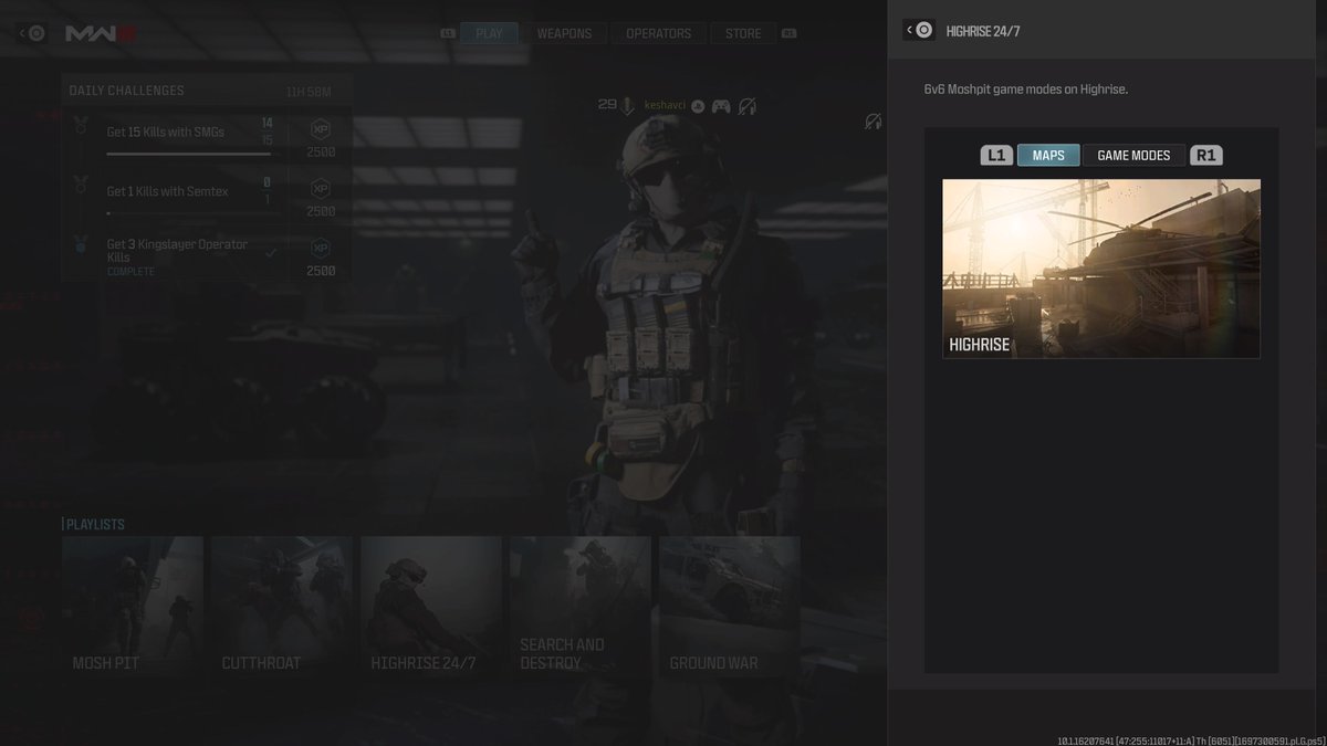 charlieINTEL's tweet photo. #MW3 Beta Playlist Update: 

+ Highrise 24/7 is LIVE NOW! https://t.co/dUnwo0wQai