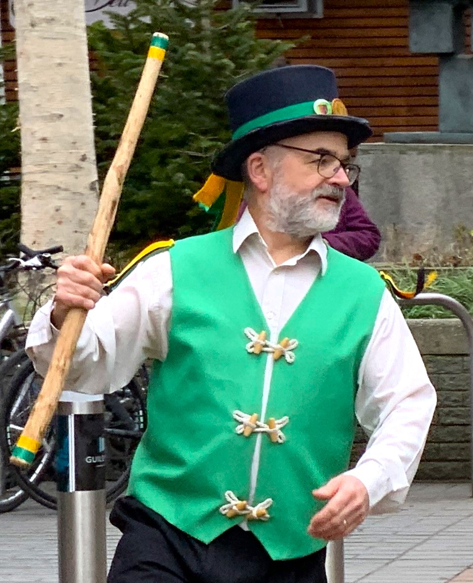 Congratulations to <a href="/ExeterMorris/">Exeter Morris</a>' newly appointed Squire, Dave Minty, who will hold the post for two years. #exeter #morrisdancers