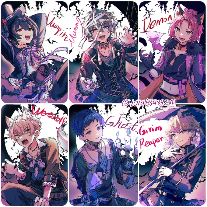 旧2Bハロウィン並べ 