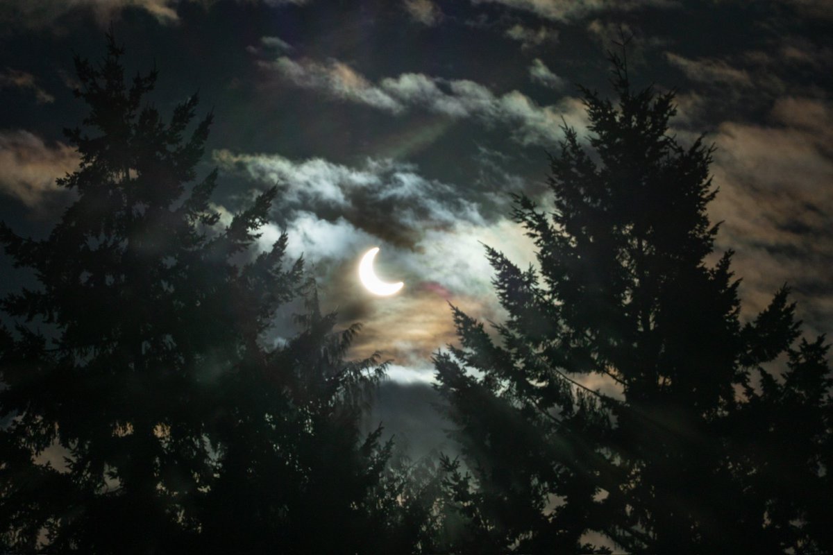 El eclipse de hoy. Nice 👍