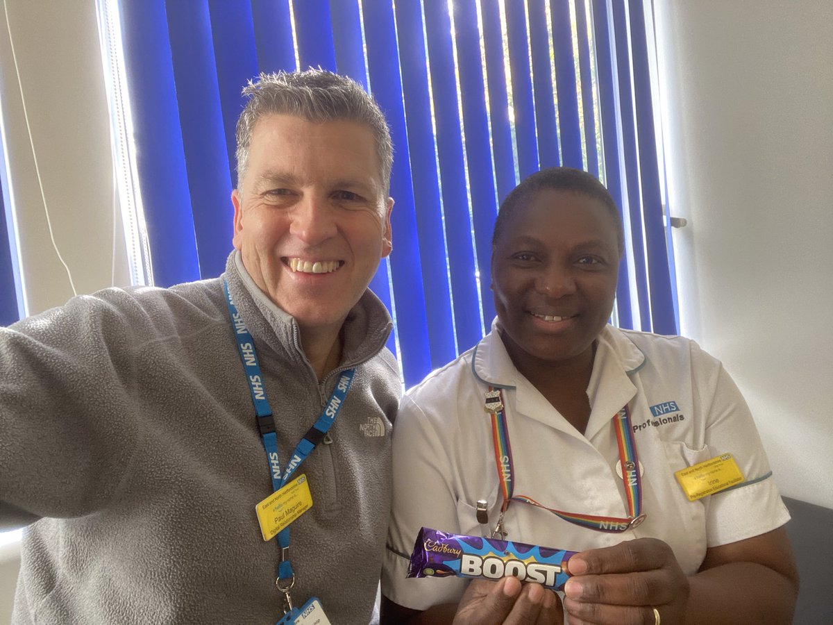 paulwmaguire's tweet photo. Getting a BOOST for a boost @enherts today from the lovely Irine #covid #flu #gettingthejabdone #didntfeelathing https://t.co/bl5tl9Gdxt