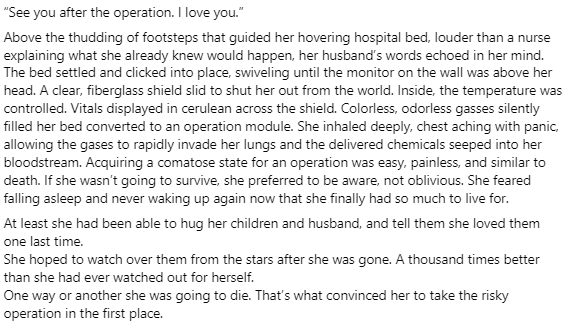 KilenaShrelack's tweet photo. #WIP #futurenovel 
Something new and way out of my comfort zone #sciencefiction https://t.co/dvQ4hYrwOx