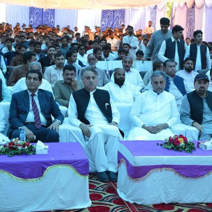 Governor Malik Abdul Wali Khan Kakar graced the Laptop and Benazir Scholarship cheque distribution ceremony at   LUAWMS Uni. College of DMJ.The ceremony was held on October 11, 2023, and the Governor was the Chief Guest. A total of 197 laptops were distributed among the students.