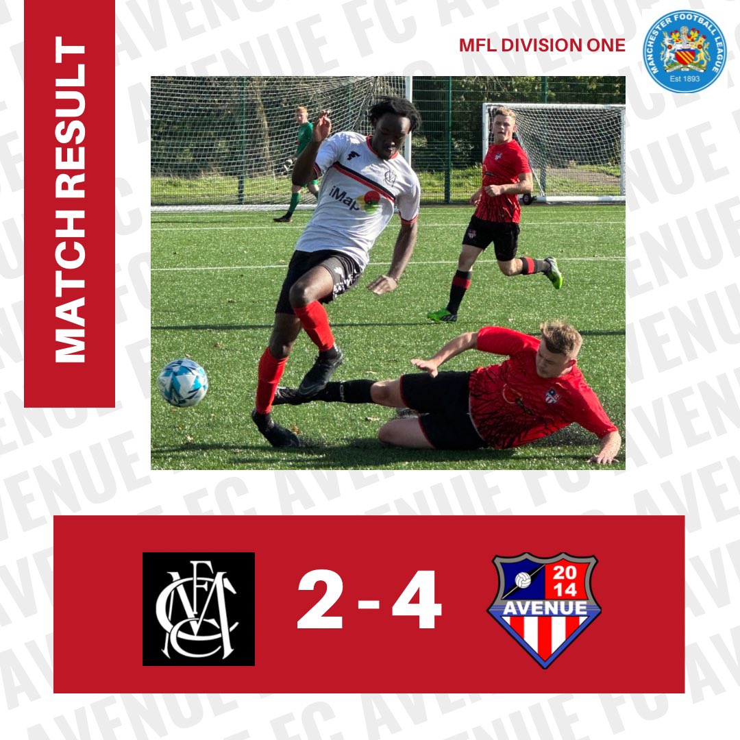 avenue_football's tweet photo. @THEMCRFL Division One Result -:

@mcrcentralfc 2-4 Avenue

⚽️ Lleyton Ormrod
⚽️ Liam Bennion
⚽️ James Merrick
⚽️ Callum Ormrod

🅰️ Tre Farrell (2)
🅰️ Curt Beasley
🅰️ James Merrick

⭐️ James Merrick

🔴⚫️🔵

#AvenueMFL #AvenueFC #UpTheAve https://t.co/VJTq5FbIo0