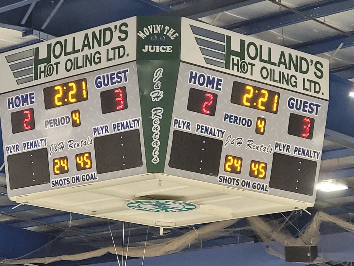 JoannaCanterra's tweet image. What a great game. Enjoyed watching the game with #SimplotGrowerSolutions . #MelfortMustangs win in OT over hometown #KindersleyKlippers #SJHL #CanterraSeeds