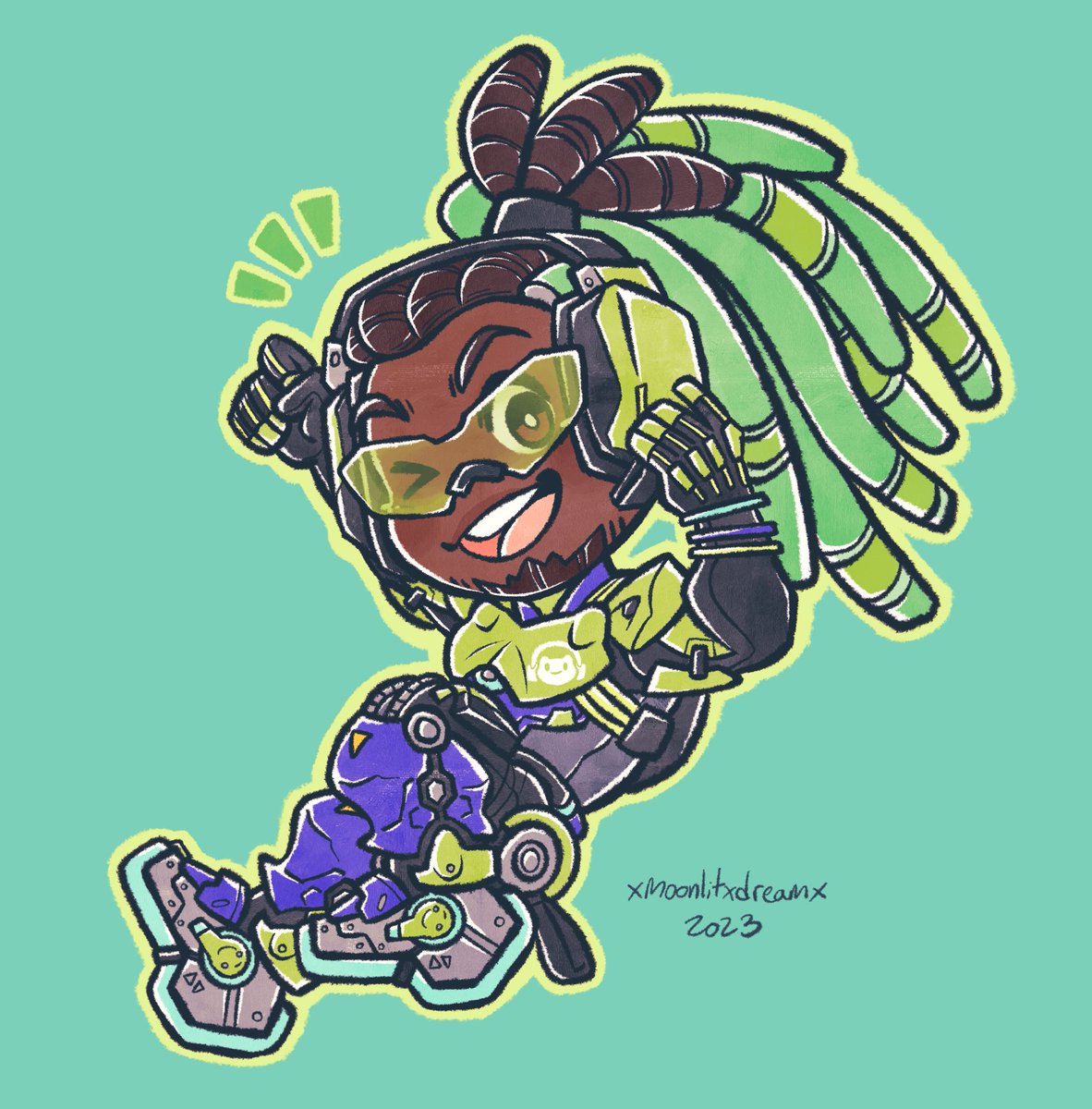 (Overwatch; Lúcio)
froggy friend 🐸✨✨