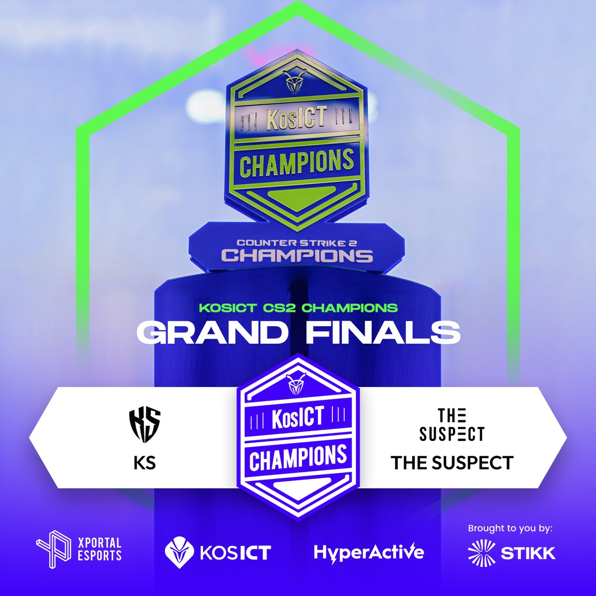 XPortalesports's tweet image. 🔴 JEMI LIVE! Finalja e Madhe e KosICT Champions 2023 ka filluar! 

The Suspect vs Team KS - Kush do të triumfojë?

📍 Klan Arena
📺 Shihni aksionin në: twitch.tv/xportalesports 

#KosICT #EsportsKosova