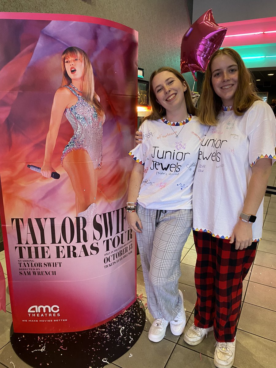 ebauerrrr's tweet photo. @taylornation13 we had the time of our lives with you!!! @taylornation13 @taylorswift13 #TSTheErasTourFilm https://t.co/z8sxBtT1lC