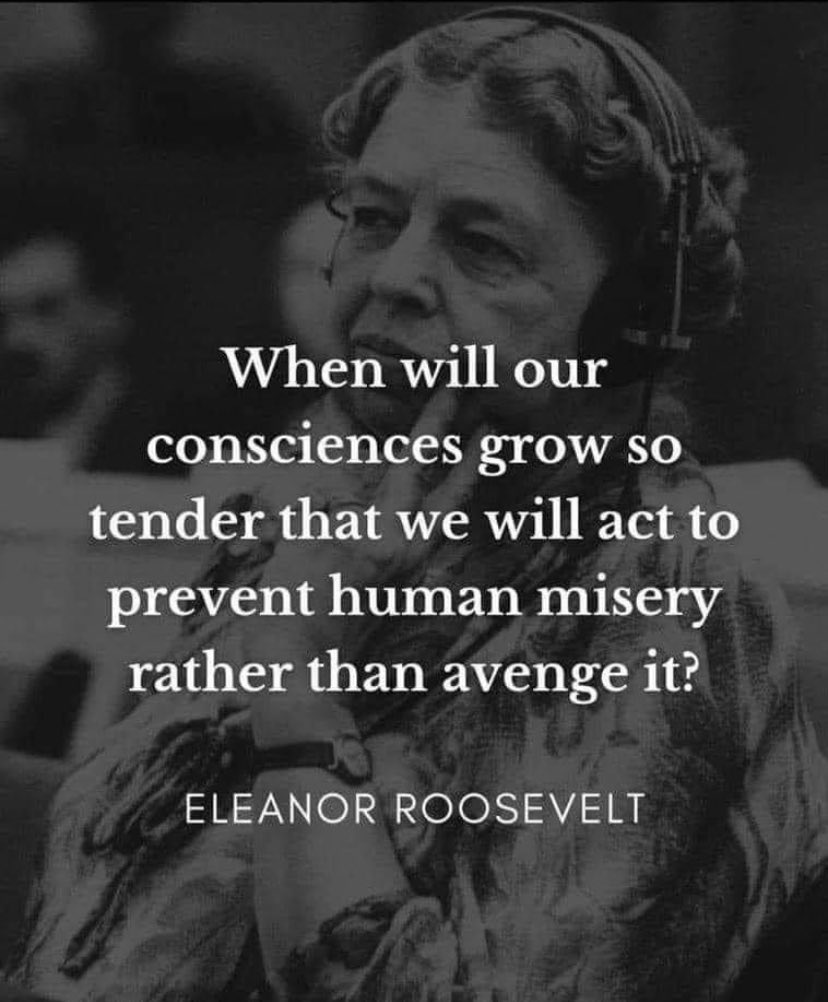 This ☺️🤍✨
#eleanorroosevelt ahead of time